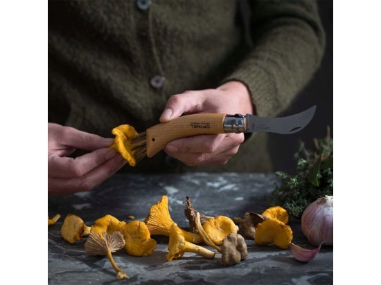 Opinel Klappmesser für Pilzsammler 08 in einem eleganten Etui