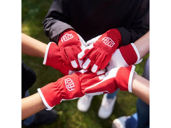 FELCO KIDS 720 Arbeitshandschuhe für Kinder im Alter von 6–8 Jahren, Schutzhandschuhe