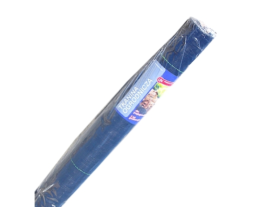 Agrargewebe 1,0 x 15 m, schwarz mit grünen Streifen, 99 g, Minirolle