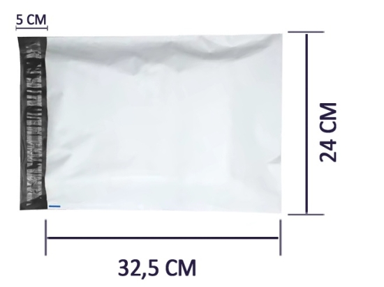 C4-Versandtaschen 240 x 325 mm, LDPE 55 Mikrometer, 100 Stück