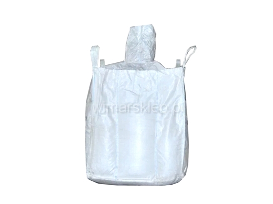 Big-Bag-Sack mit Einfülltrichter oben/unten, Dokumententasche, 1000 kg
