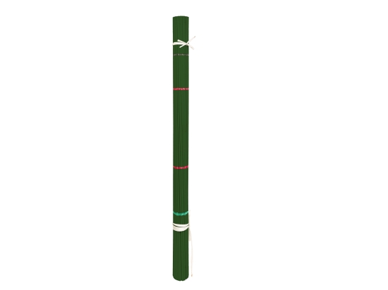 Grüne Stäbe, Glasfaser-Pflanzstäbe, Packung mit 100 Stück