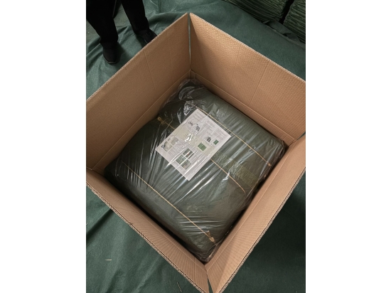 Fliz-Schutzabdeckung WIMAR zum Abdecken von Stroh- und Heuballen, 145 g/m², Größe 10,4 m x 12,5 m, Karton