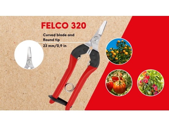Felco 320 Gartenschere – Schere zum Ernten von Obst und Blumen