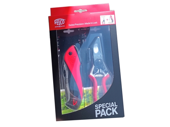 FELCO 6 GARTENSCHERE + FELCO 601 SÄGE – GESCHENKSET, PREISHIT