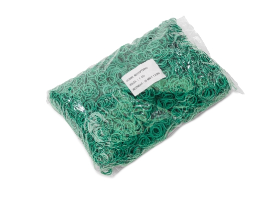 Elastikband 15 x 1,2 mm, grün, 1 kg grüne Elastikbänder