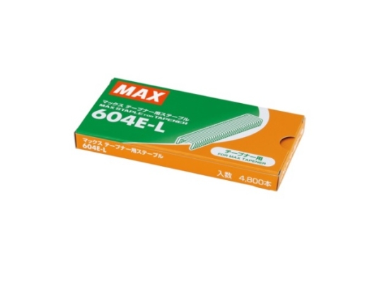 Heftklammern 604E-L für MAX-Tape-Geräte, Packung mit 4800 Stück