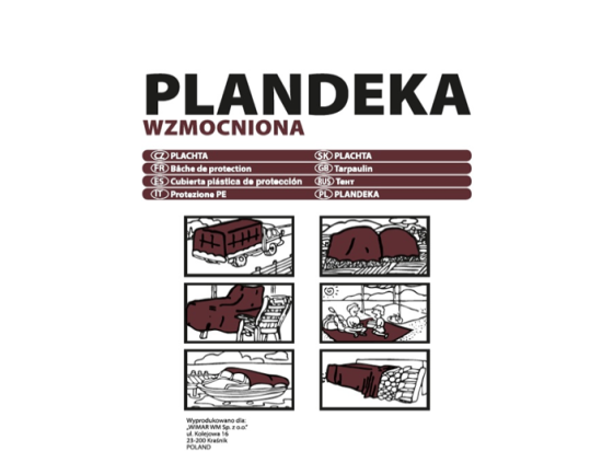 VERSTÄRKTE PE-PLANE, 90 g/m²