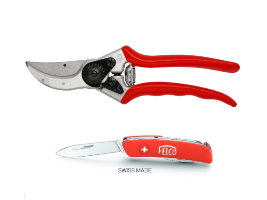 SET:  Felco-Gartenschere 2 + Taschenmesser 501+, Geschenk #FelcoLovers