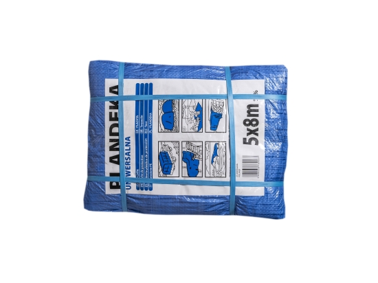 Universelle, leichte Plane, 55 g/m², blau