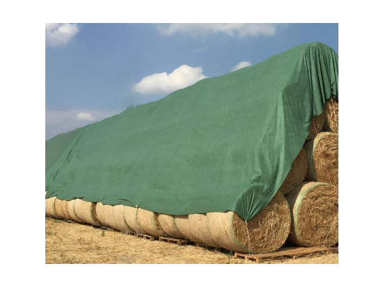 WIMAR-Schutzfolie zum Abdecken von Stroh- und Heuballen, 145 g/m², Größe 15,6 m x 12,5 m