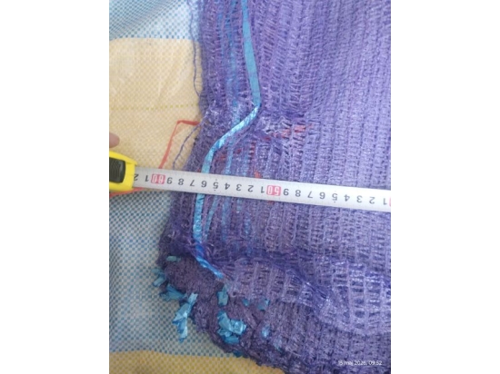 Raschelsack für Kartoffeln 10 kg Violett 38x60 verengt, reduziert, 3000 Stück