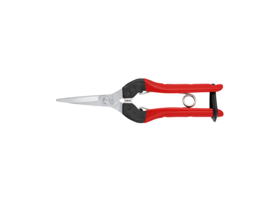 Felco 322 – Gartenschere zum Ernten von Blumen und Früchten – lange Klinge