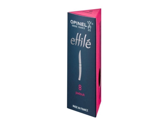 Opinel Slim Padouk Mirror Blade 08 Messer