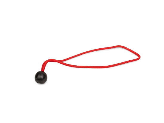 Befestigungsgummibänder mit Kugel, für Planen und Zelte, rot, 20 cm