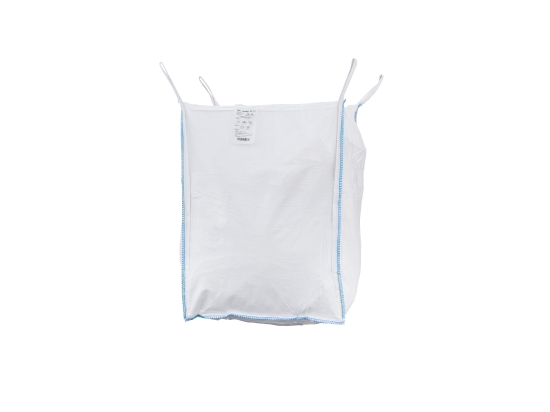 Big-Bag-Sack für Abfall und Bauschutt, 90 x 90 x 120 cm, WEISS, 4 Hebeschlaufen, Tasche, Containersack