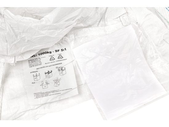 Big-Bag-Sack mit Einfüll- und Auslauftrichter, 500 kg, 90 × 90 × 90 cm