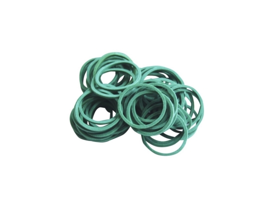Rezepturgummi, Durchmesser 15 mm x Breite 1,2 mm, grün, 1 kg