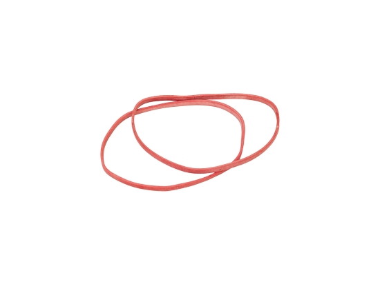 Rezeptur-Gummiband, Durchmesser 60 mm x Breite 1,5 mm, rot, 1 kg