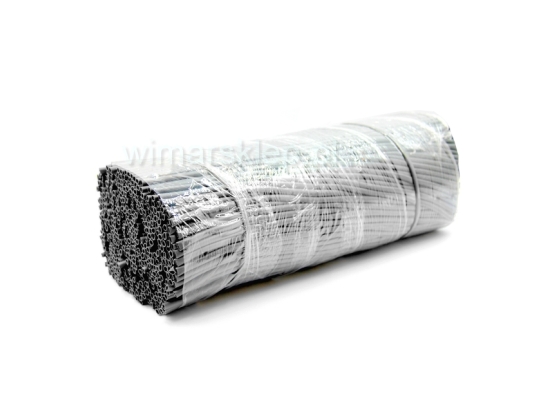 Befestigungsband für Pflanzen, Längen 35 cm, 4 × 0,5 mm, Farbe: Grau (geschnitten)