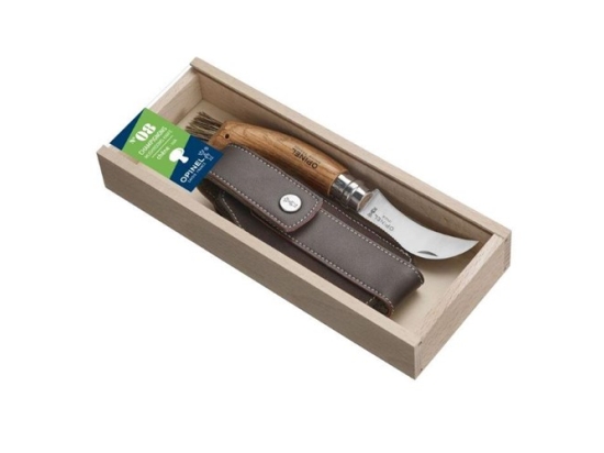 Opinel Klappmesser für Pilzsammler 08 in einem eleganten Etui