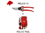 SET: FELCO-Gartenschere 11 + Handschuhe 702L