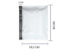 A1-Versandtaschen 84 x 59,50 cm, LDPE 55 Mikrometer, Karton, 250 Stück