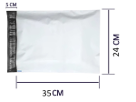 B4-Versandtaschen 26 x 35 cm, LDPE 55 Mikrometer, Karton mit 1000 Stück