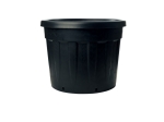 Set mit 5 x 4,5-Liter-Pflanztöpfen für den Anbau + Untersetzer (18 cm)