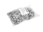 Befestigungsgummibänder mit Kugel, für Planen und Zelte, grau, 10 cm
