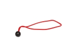 Befestigungsgummibänder mit Kugel, für Planen und Zelte, rot, 10 cm