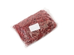 Rezeptur-Gummiband, Durchmesser 80 mm × Breite 6 mm, rot, 1 kg