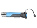 Opinel Outdoor-Messer Blue 08 mit Pfeife und Säge