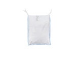 Big-Bag-Sack für Abfall und Bauschutt, 90 x 90 x 120 cm, WEISS, 4 Hebeschlaufen, Tasche, Containersack