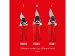 FELCO 12 – Gartenschere mit drehbarem Griff, Größe M