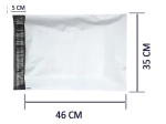 C3-Versandtaschen 35 x 46 cm, LDPE 55 Mikrometer, Karton mit 1000 Stück