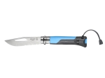 Opinel Outdoor-Messer Blue 08 mit Pfeife und Säge