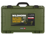 ALPEN WILDHORN 40 – Schweizer Elektrogartenschere mit FELCO-Klinge, Schnittstärke bis 40 mm