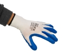 Polex-Schutzhandschuhe für Bau und Landwirtschaft – 12 Paar, blau, Größe auswählen