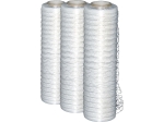 Flexibles Netz für die manuelle Palettierung (40 % Dehnbarkeit), farblos, Packung mit 9 Stück