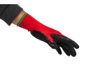 Polex-Schutzhandschuhe für Bau und Landwirtschaft – 12 Paar rot-schwarz, Größe auswählen