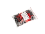 Befestigungsgummibänder für Planen mit Kugel und Haken, rot, 30 cm