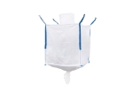 Big-Bag-Sack mit Einfüll- und Auslauftrichter, 500 kg, 90 × 90 × 90 cm