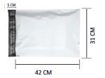 A3-Versandtaschen 31 x 42 cm, LDPE 55 Mikrometer, Karton, 50 Stück