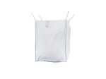 Big-Bag-Sack für Abfall und Bauschutt, 90 x 90 x 120 cm, WEISS, 4 Hebeschlaufen, Tasche, Containersack