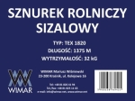 Sisal-Schnur WIMAR 1820-TEX, 1375 m, 6er-Pack