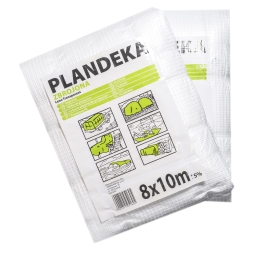 Verstärkte PE-Plane, 100 g/m², transparent, Leno-Gewebe