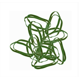 Rezeptur-Gummiband 30 x 5 mm, grün, 90 % Kautschuk, 1 kg