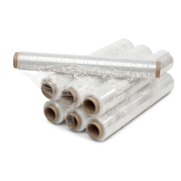 Dehnbare, farblose Stretchfolie, 23 Mikrometer, 2 kg netto Stretchfolie