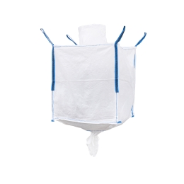 Big-Bag-Sack mit Einfüll- und Auslauftrichter, 500 kg, 90 × 90 × 90 cm